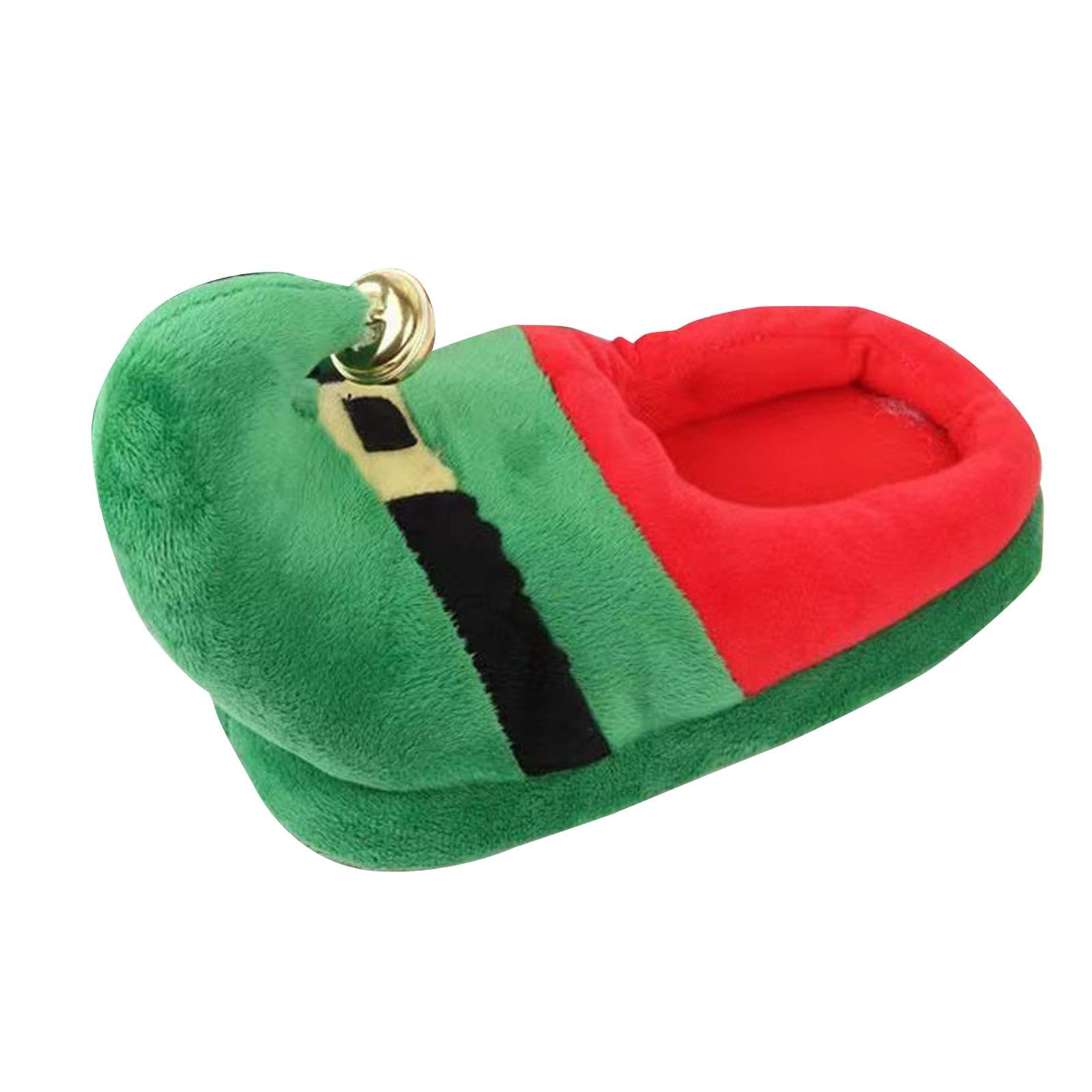 Bnf® Christmas Themed Indoor Adult Slippers Accessories Soft with Bell Hat Design Red Green|Clothing Shoes & Accessories|Womens Shoes|Slippers-image-34