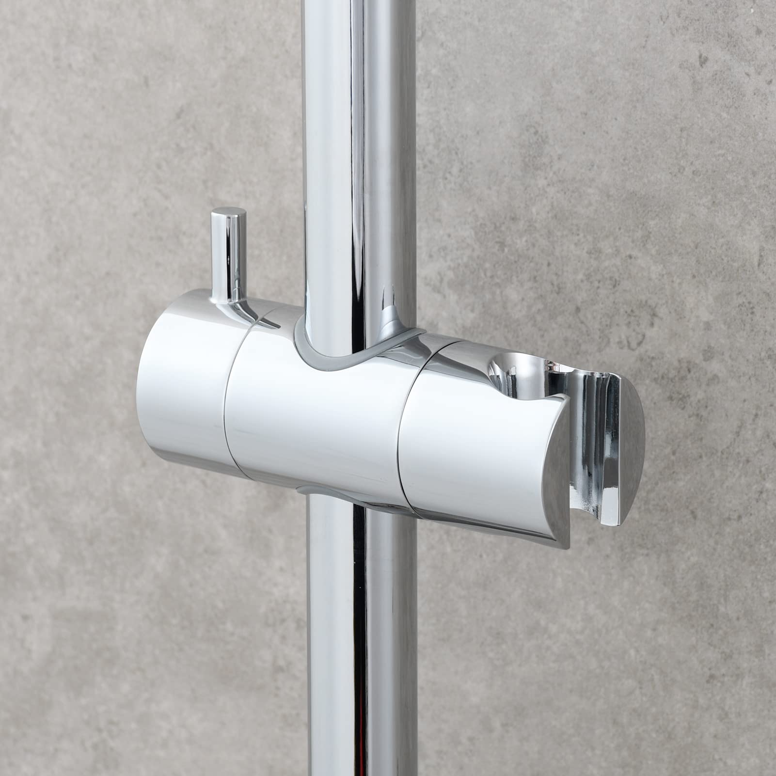 Tecmolog Asta Doccia Acciaio Inox 75 cm Saliscendi Doccia Regolabile per Bagno, Cromo, BC4043-35