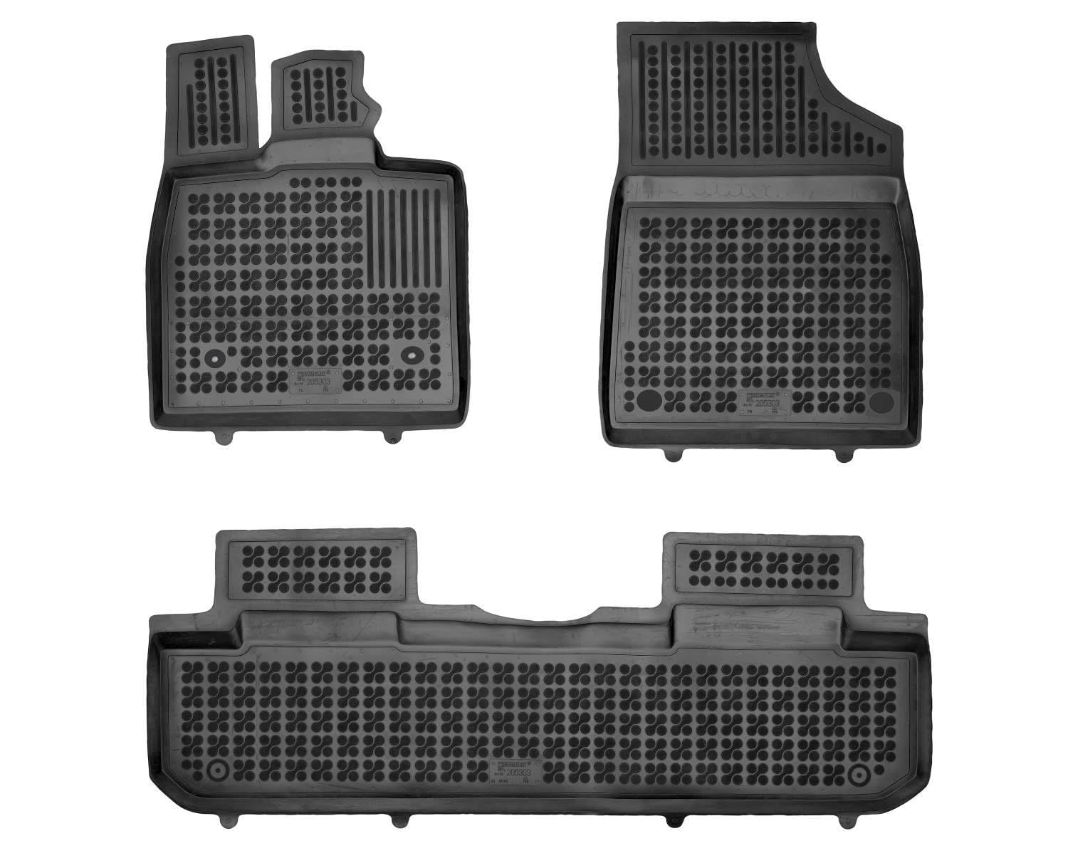 AZUGA Gummi Fußmatten passend für BYD Seal U DM-i Plug-In-Hybrid ab 2024 AZ10300550 Automatten 3D Gummimatten mit hohem Rand
