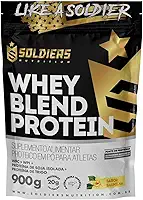 Whey Blend Protein Concentrado e Isolado - 900g - Soldiers Nutrition (900g, Baunilha)