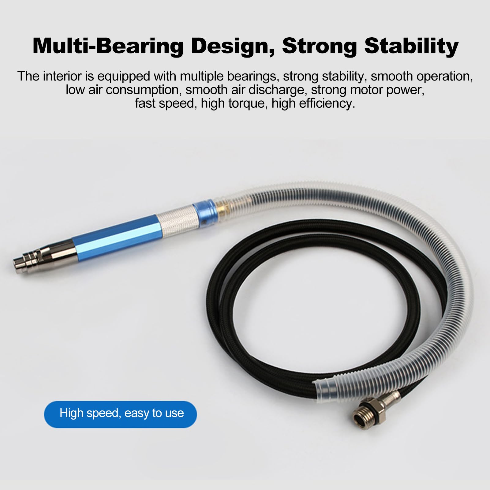 Air Die Grinder Kit Pneumatic Pencil Die Grinder High Speed Grinding Compact Tool Kit Cleaning Cutting Welding