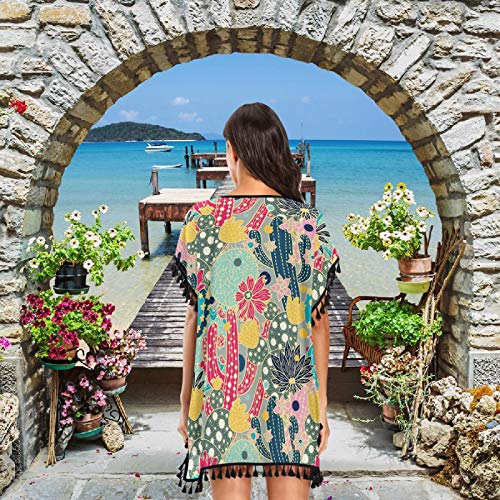 Women's Stylish Fashion Chiffon Tassel Beach Bikini Swimwear Bathing Suit Cover up4