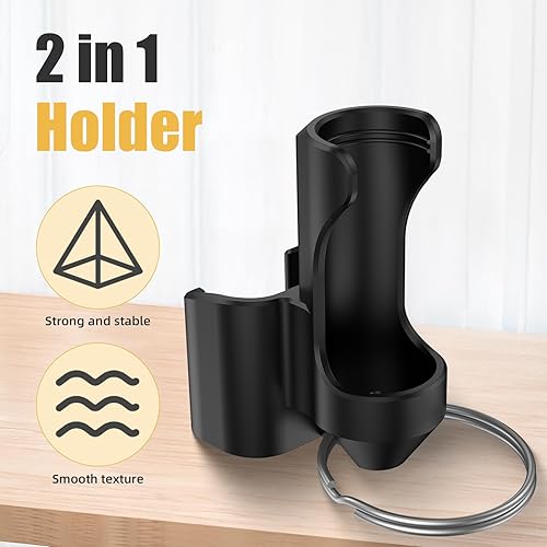 Miniatura 9 de K TOMOTO Chapstick - Soporte para llavero 2 en 1, accesorio de bálsamo labial para vaso Stanley de 40 onzas, color blanco