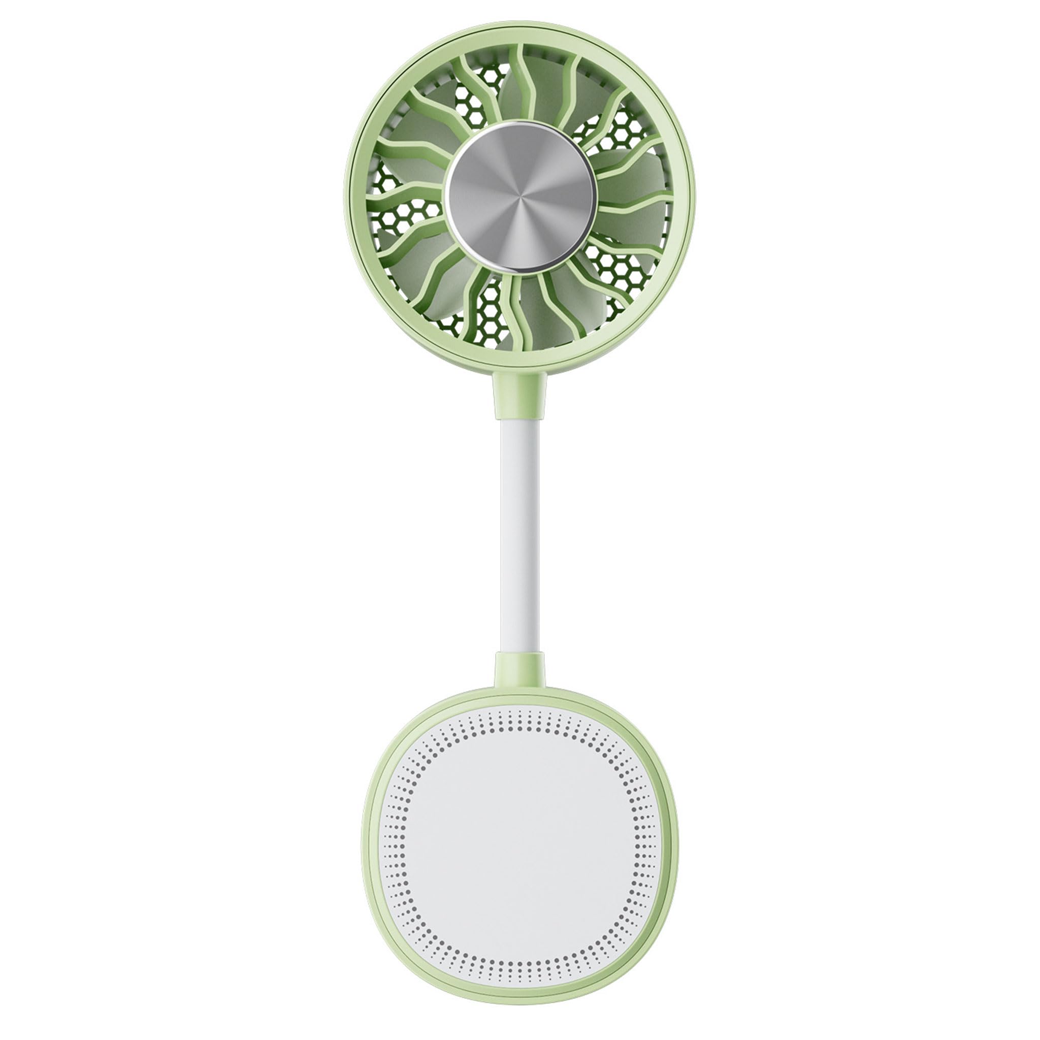 TAZIZI 4 in 1 Phone Attachment with Bendable Tube and Large Capacity Rechargeable Electricity Source Travel Tiny Fan