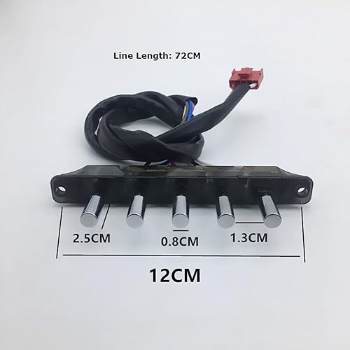 Interruptor de campana extractora 5 teclas botón de interruptor de línea larga para Midea