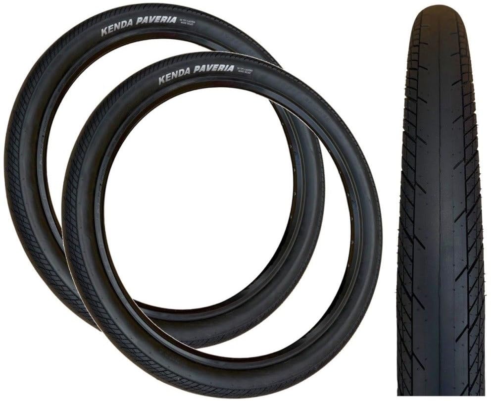 Kenda PAVERIA 29 x 2.40 (62-622) Slick Road Mountain Bike TYRES (Pack of 2)