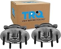 Vista 104 de TRQ Par de conjunto de cubo de cojinete de rueda delantera izquierda derecha, 2 piezas compatible con Lexus GX460 2003-2009 GX470 2003-2023 Toyota