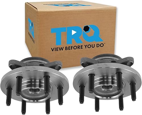 Miniatura 104 de TRQ Par de conjunto de cubo de cojinete de rueda delantera izquierda derecha, 2 piezas compatible con Lexus GX460 2003-2009 GX470 2003-2023 Toyota