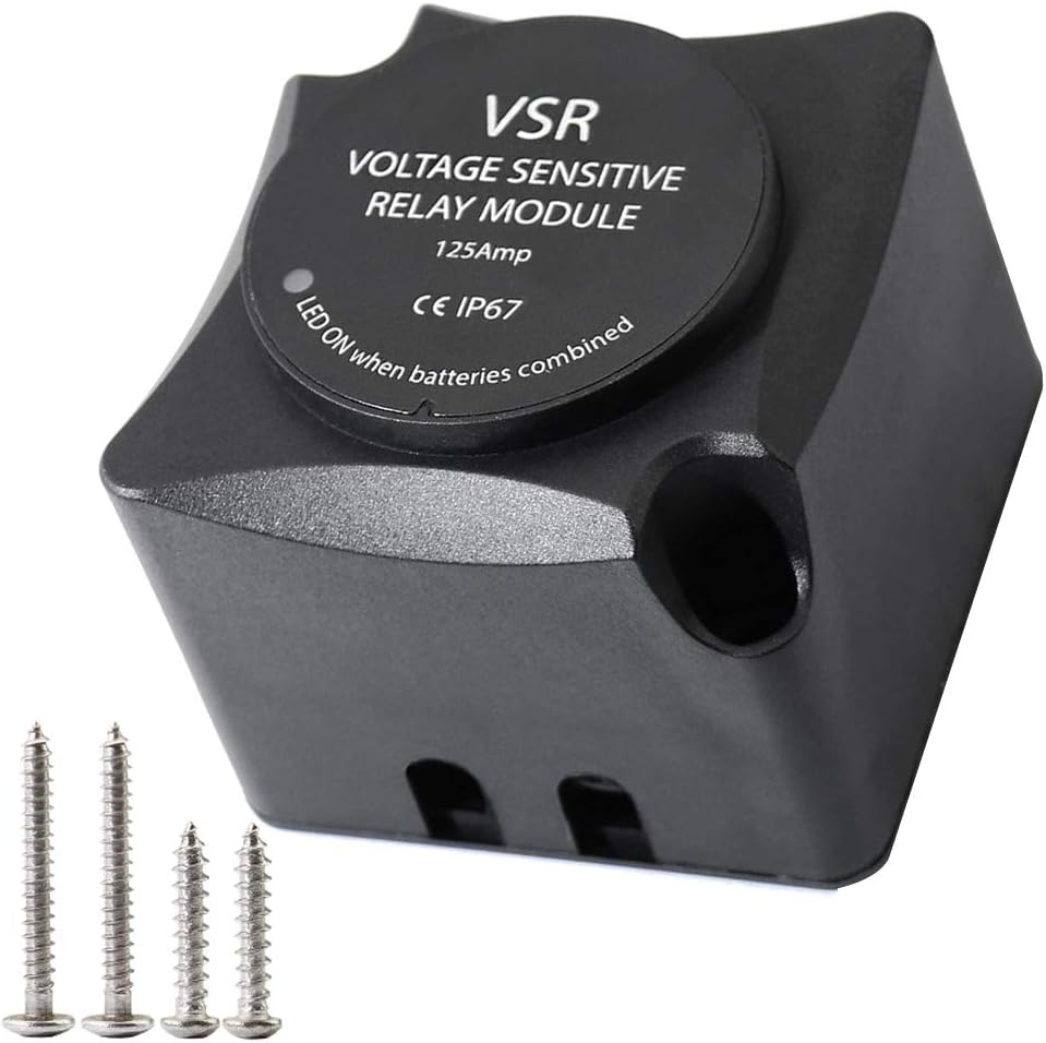 Voltage Sensitive Relay (VSR) module 125Amp-Automatic charing relay help avoid dead battery