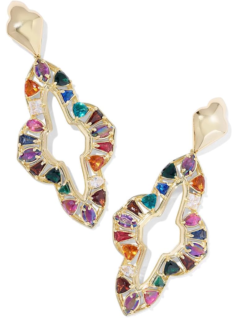 Multi Kendra Scott Abbie Crystal Statement Earrings