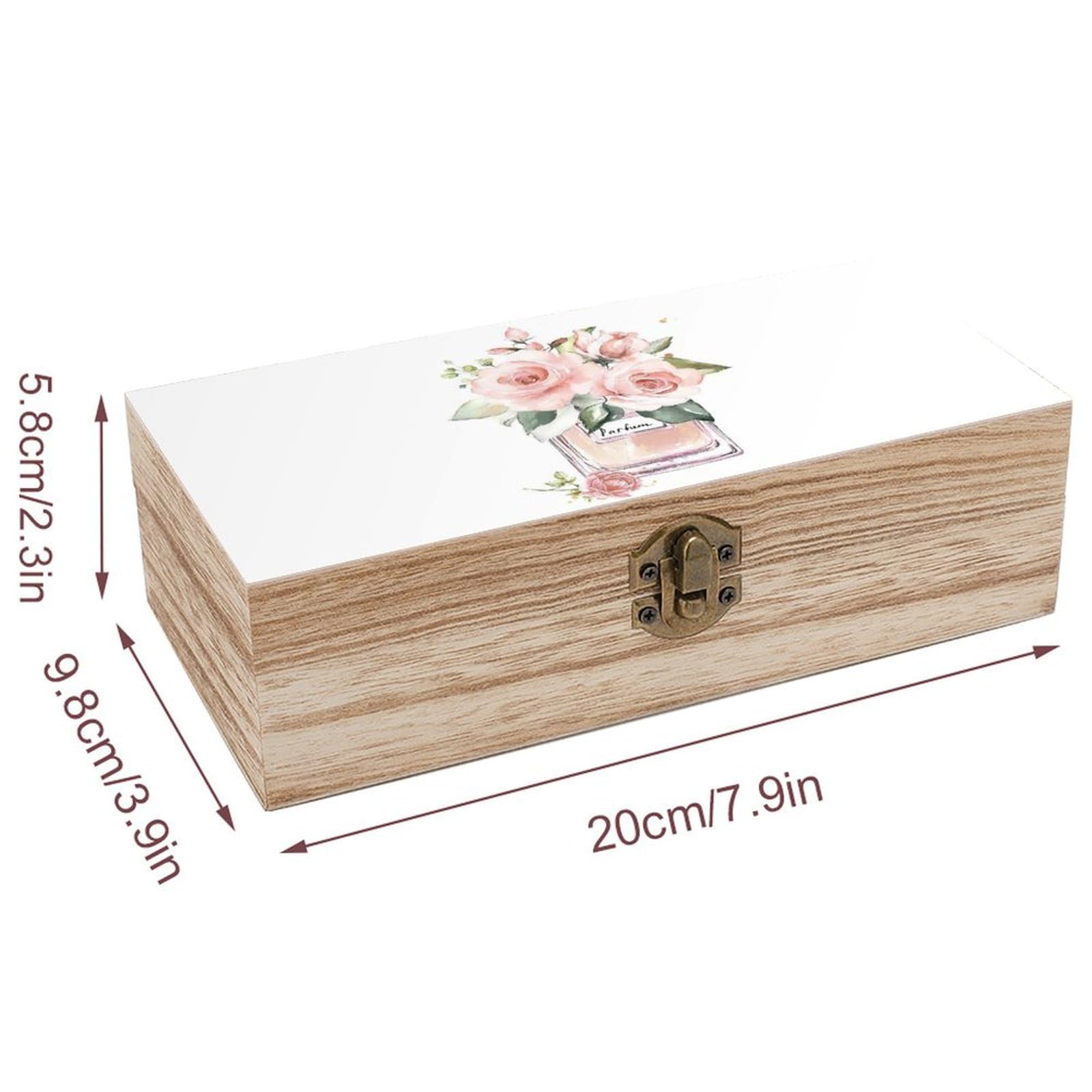 Amazon｜木製ボックス 花柄 絵画 収納ケース アクセサリー収納ケース