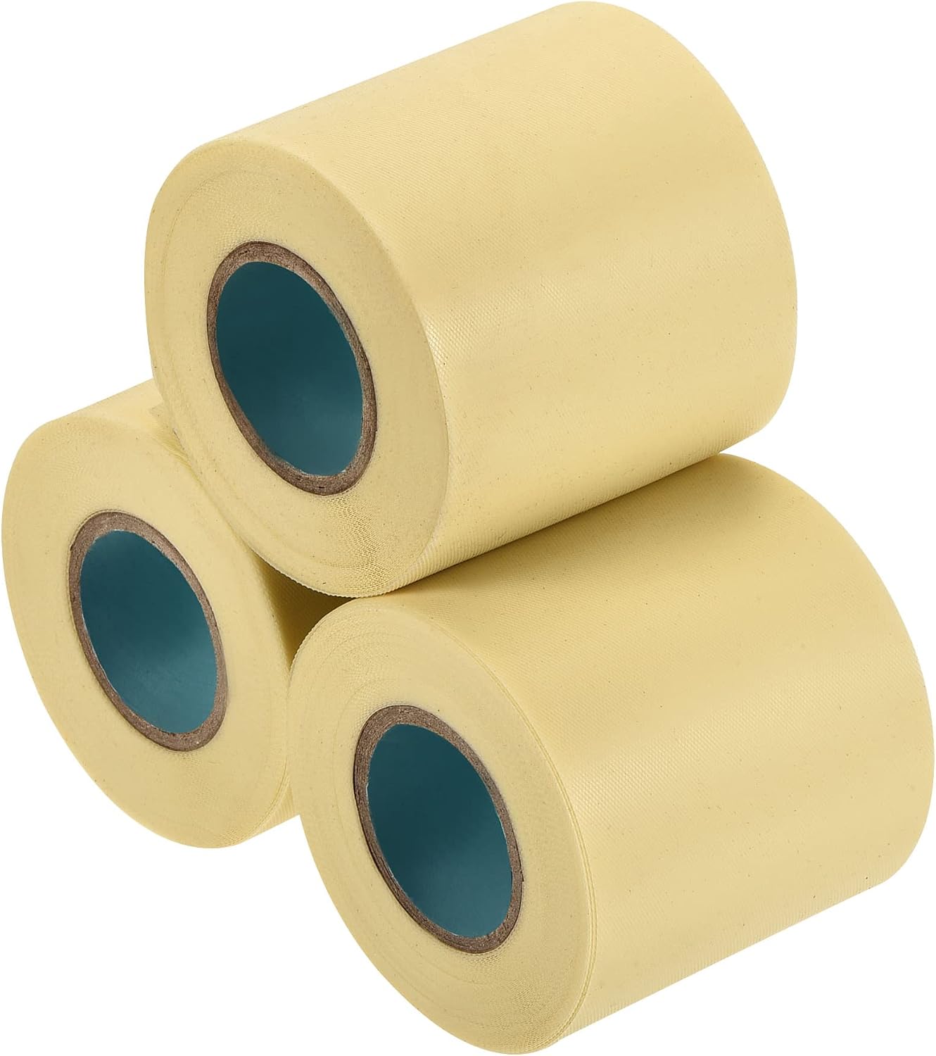 MECCANIXITY Pipe Wrap Tapes Non-Adhesive 4cmx12m Protective Waterproof Tube Protector for Air Conditioner HVAC Pipes, PVC Black Pack of 3