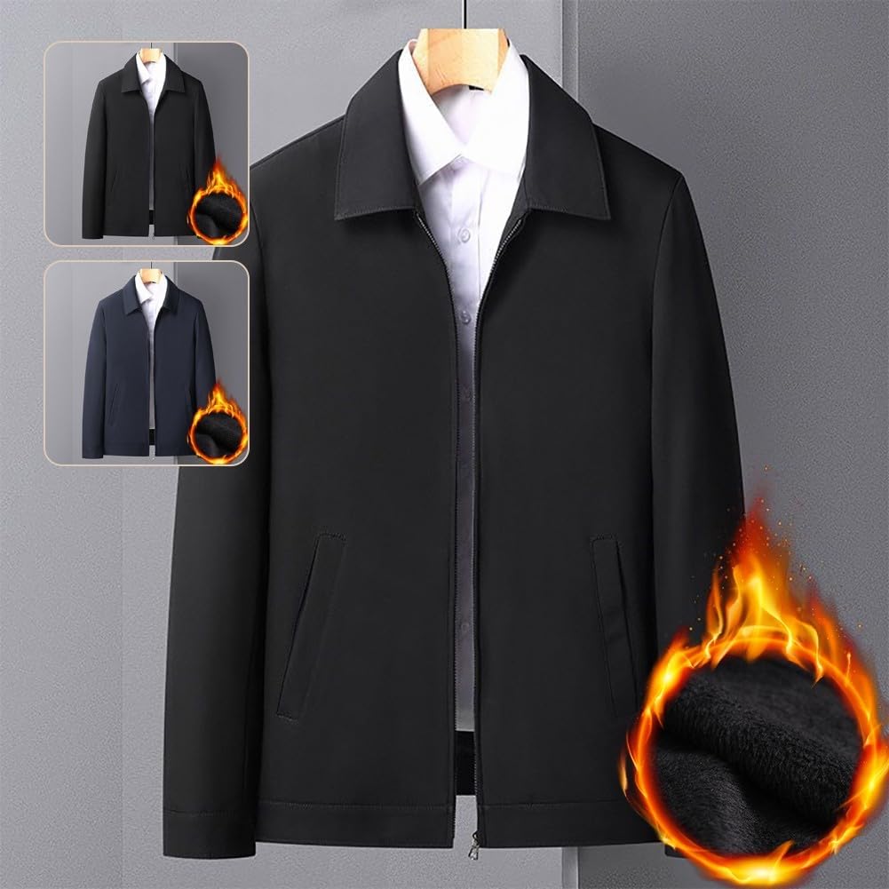 Giacca Casual Uomo per Slim Fit Vinile Giacca Casual Uomo per