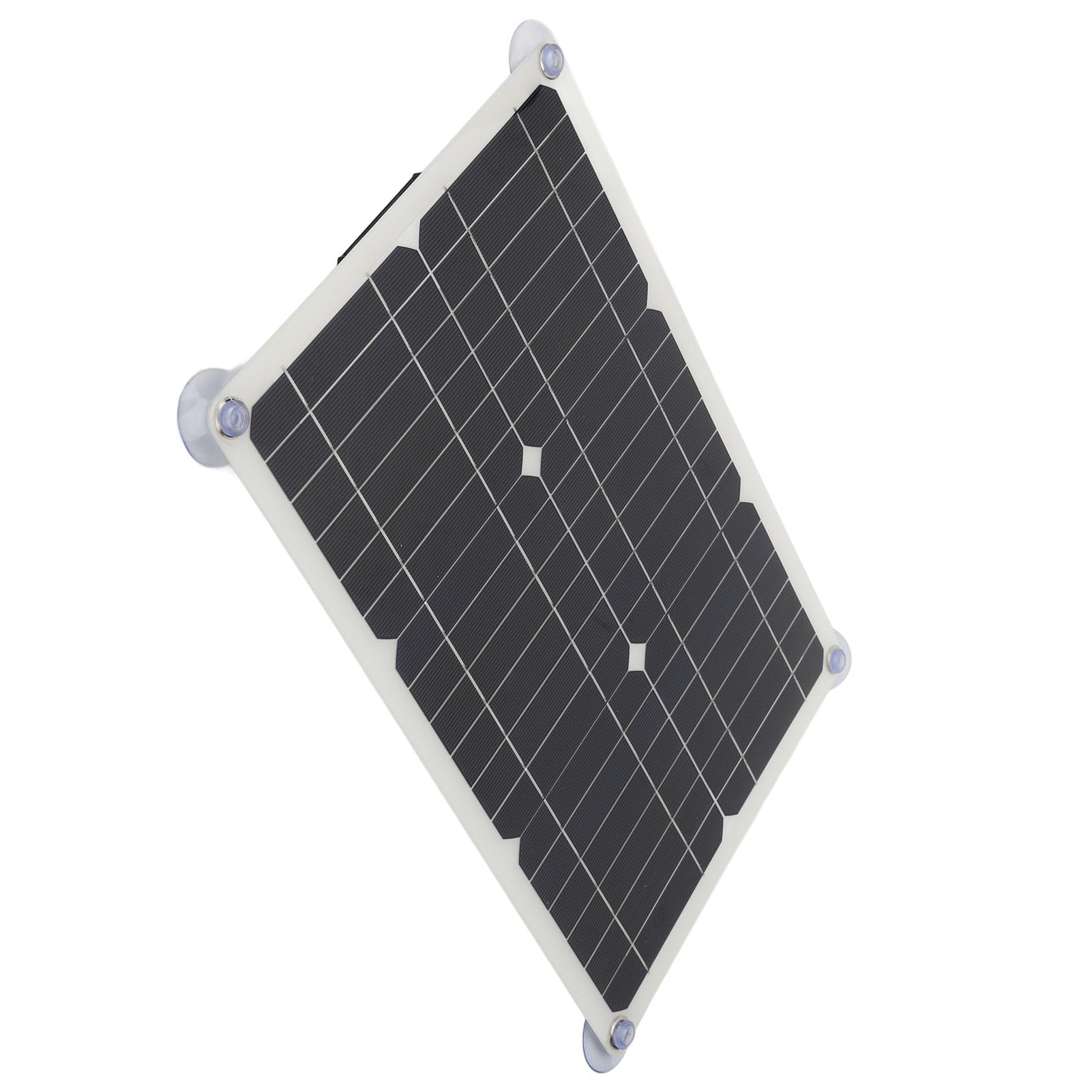 CCYLEZ Pannello Solare 100W, Caricabatterie Monocristallino, 12V, per | Uscita stabile, Alta efficienza di conversione, Facile installazione, Compatibile USB, Ideale per uso esterno