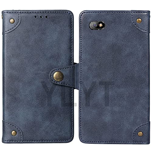AODATU �u���[ �J�o�[ ���� Unihertz Titan Slim 4.2 inch �ی삷�� Cover Case ���U�[ �J�[�h ���[ �����o�b�N�� ���z �P�[�X �蒠�^