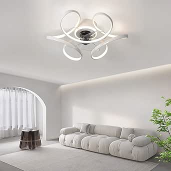 Ventilatore DA Soffitto CON Luce E Telecomando Silenzioso