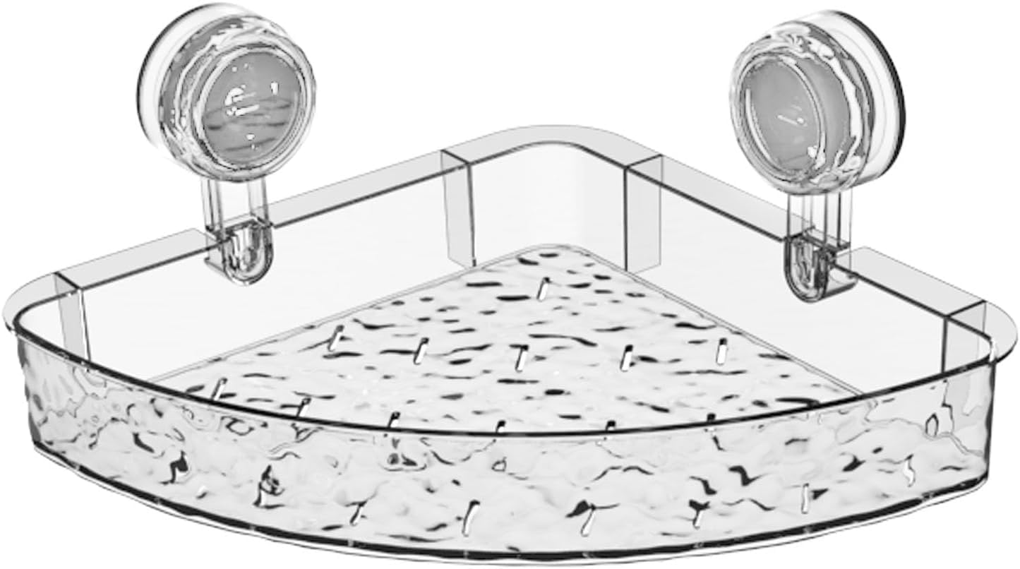 Soporte de plástico extraíble para baño, cocina, sala de estar, no requiere taladrar, fácil instalación, solución de almacenamiento versátil para iones domésticos