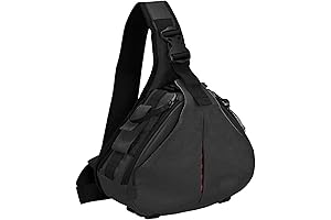 CADeN Camera Sling Backpack - Waterproof, Tripod Holder, DSLR/SLR Camera Case