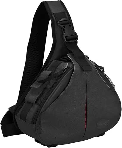 CADeN Camera Bag Sling Backpack Camera Case Waterproof with Rain