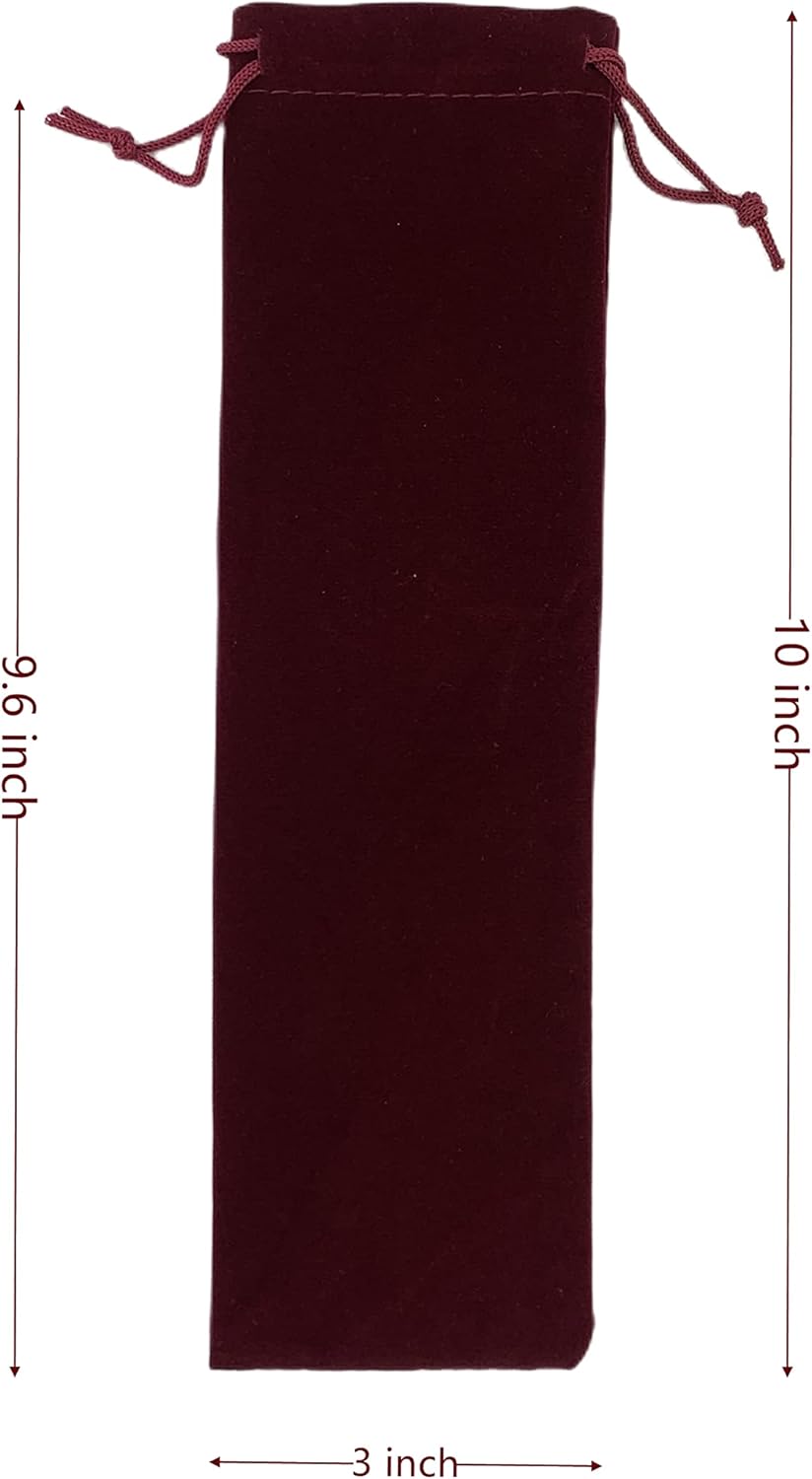 Palmhomee Pack of 12 3x10 Inch Velvet Drawstring Bags Gift Bag Velvet Pouch For Jewelry Wedding and Party Favor (Mixed Colors) - Image 3