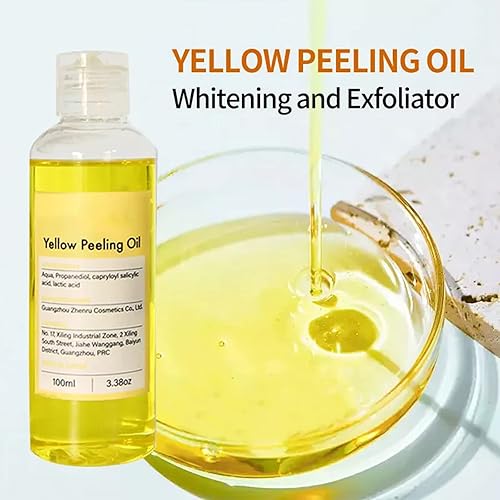 Miniatura 2 de Generic Gel exfoliante, aceite de pelado amarillo extra fuerte, exfoliante facial y corporal, solución de pelado ordinario para piel oscura y