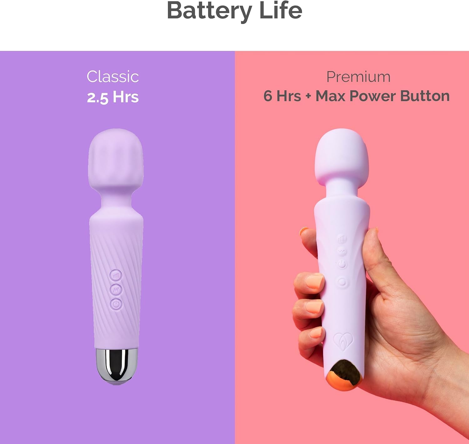 ava vibrator wand premium amazon Amazon.com: Ava Vibrator Sex Toys – Battery Life Ranging 1.5-6 Hours |  Water Resistant Body Safe Silicone main image 0