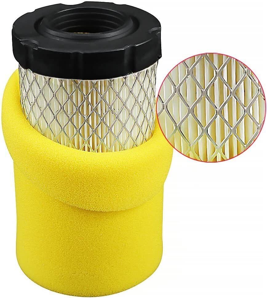 Compatible avec le filtre à air 2-PACK 793569 793685 pour tracteur à gazon John Dee LA125 D120 GY21055 MIU11511 BS moteur 20-21HP