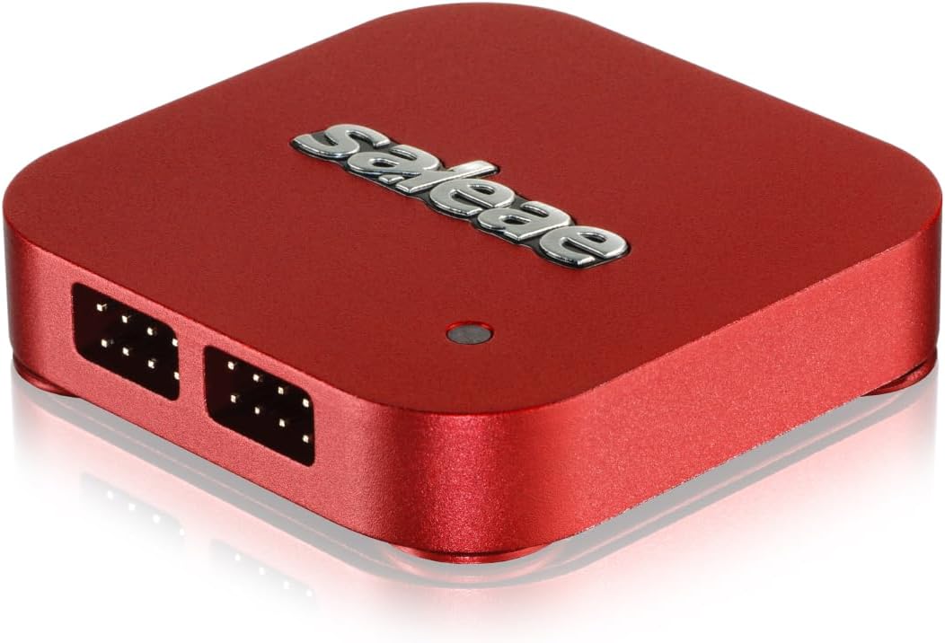 Saleae Logic Pro 8 (Red) - Saleae 8-Channel Logic Analyzer - Compatible With Windows, Mac, or Linux - Easy To Use, Ultra-Portable, Saves Time & Frustration
