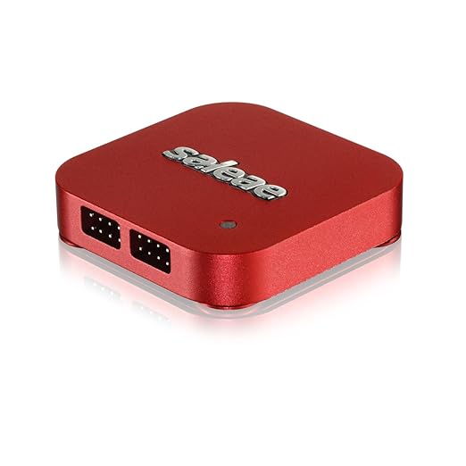 Logic 8 (Red) - Saleae 8-Channel Logic Analyzer - Compatible with Windows, Mac, or Linux - Easy to Use, Ultra-Portable, Saves Time & Frustration