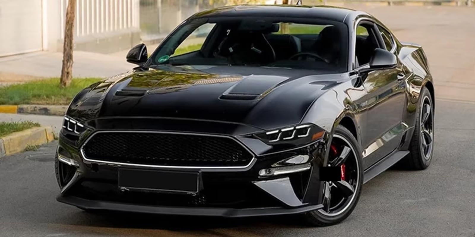 Conjunto Faros Aelanteros Compatible Con Ford Para Mustang 2015 2016 2017 Accesorios De Iluminación Coche Conjunto De Faros Delanteros DRL Luz De Giro Dinámica Luz Alta