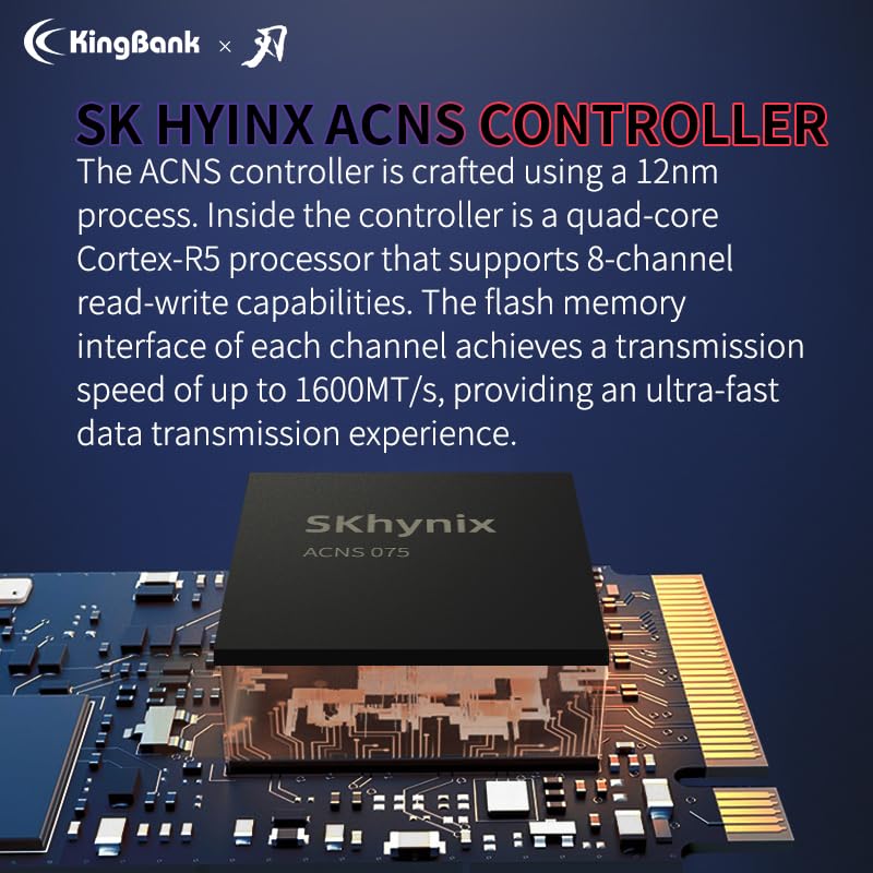 新品未使用 Kingbank M.2 nvme 512GB 2280 SSD pcie 3.0 ②