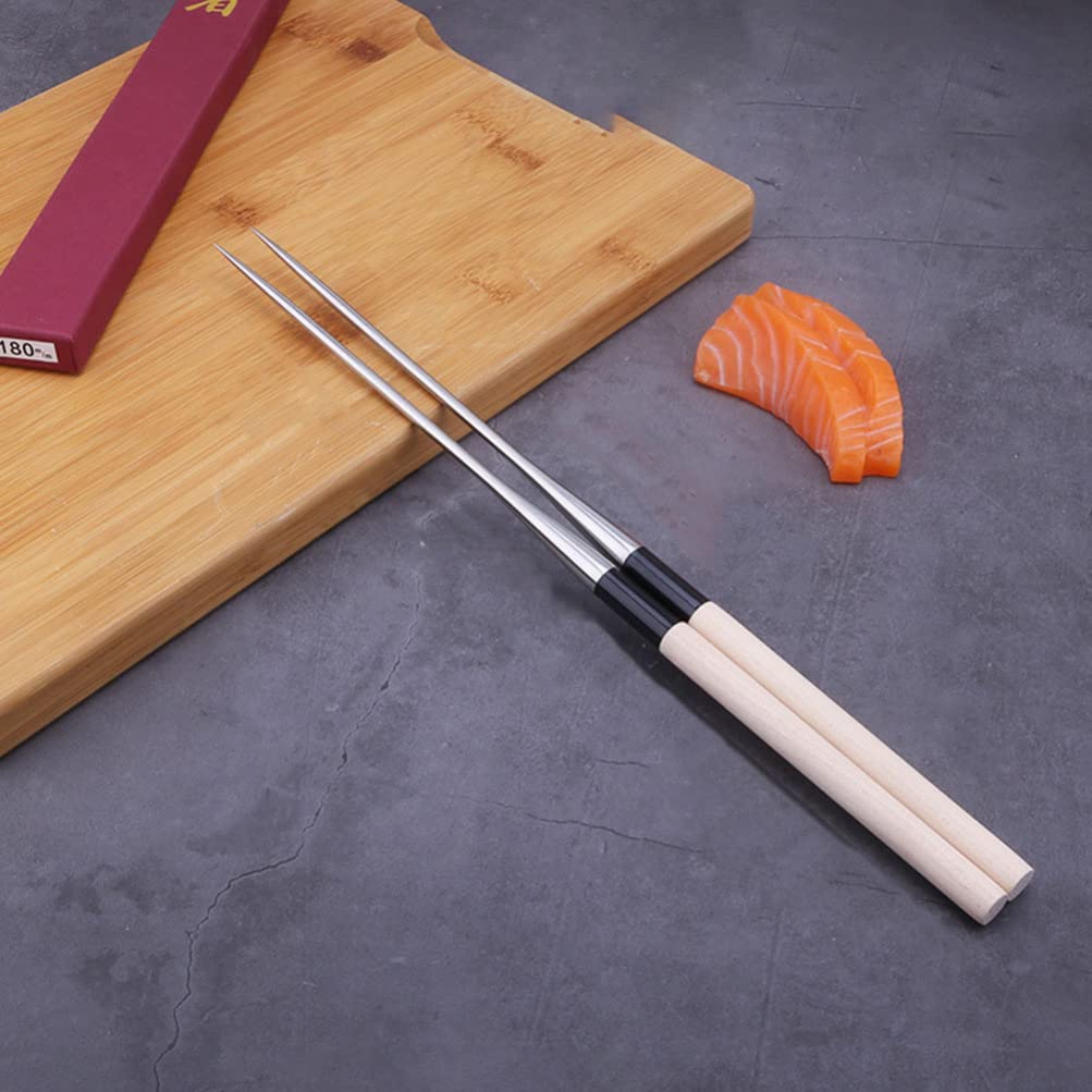 DOITOOL Baguettes Faciles à Nettoyer pour Restaurant Japonerie Japonaises en Acier Inoxydable Argenté ou Usage Maison