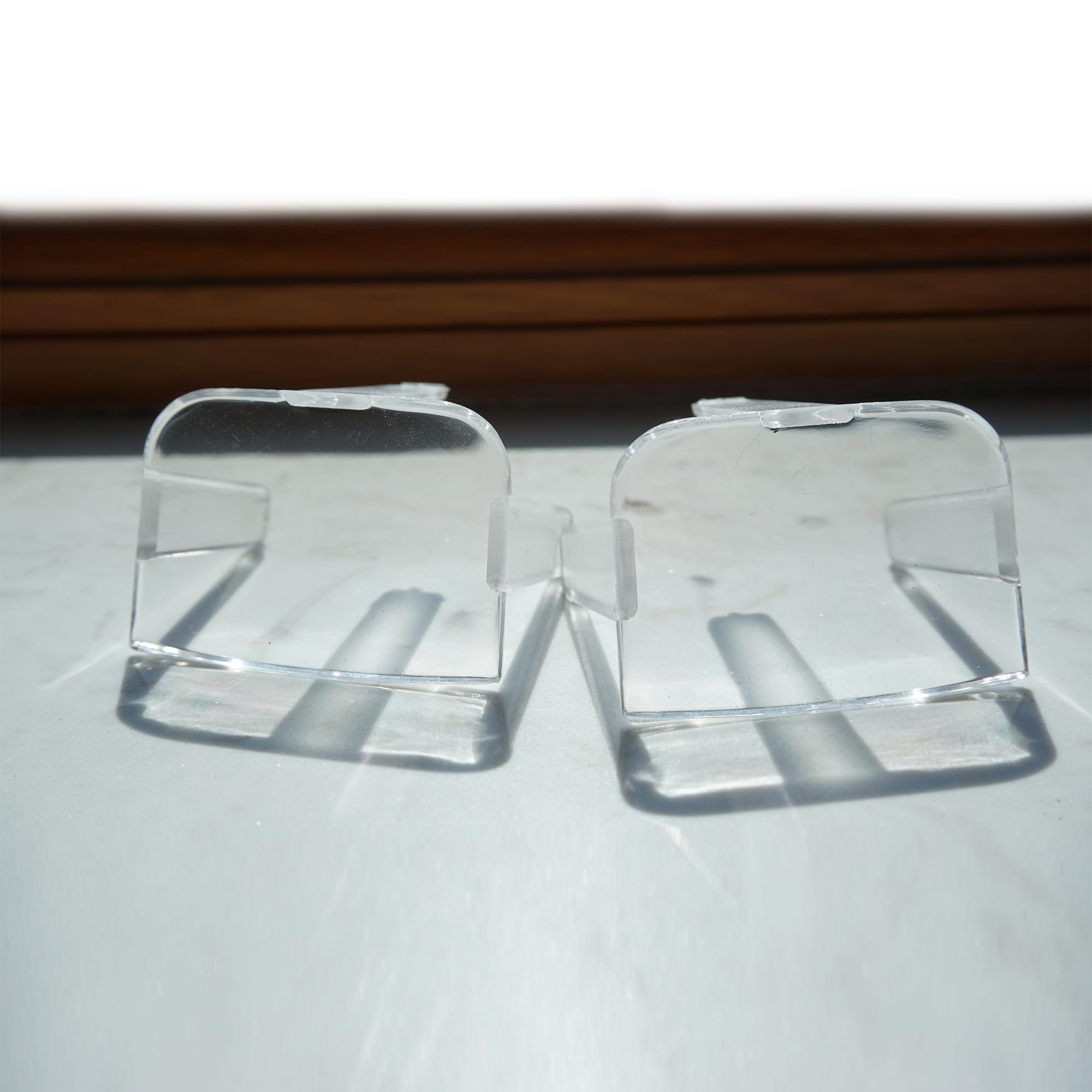 CARFLY 2 PCS Hunting Scope Lens Protector Cover, Resin Lens Protector, Clear Plastic Protector for Model 551 552 553 Holographic Scope