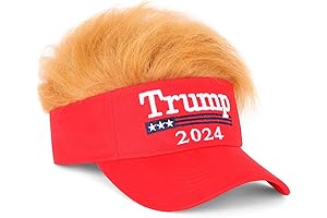 Trump 2024 Embroidered MAGA Cowboy Hat with Wig