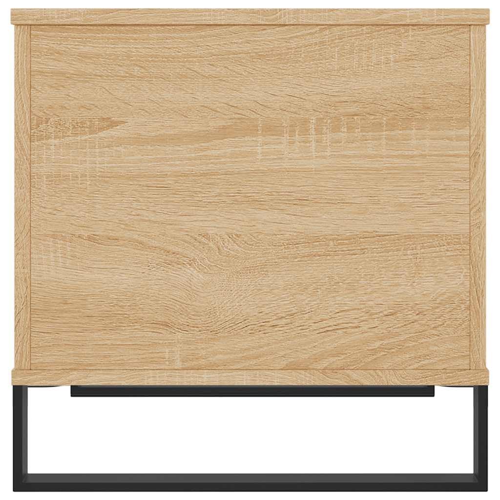 Générique Stolik kawowy Ingenierie Wood 60x44,5x45 cm | Podnoszona góra, dyskretne przechowywanie, metalowe nóżki, wszechstronny salon