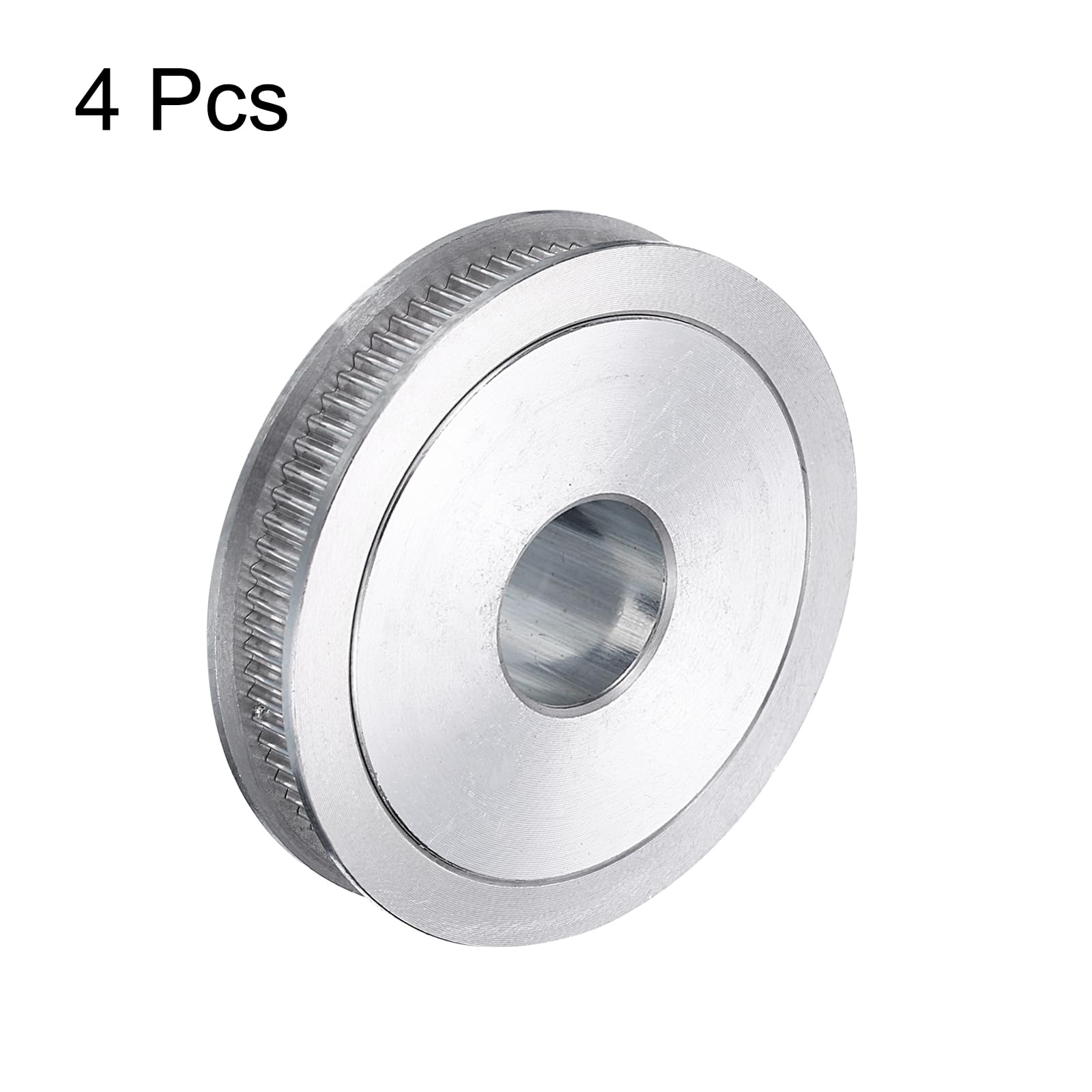 QUARKZMAN 4pcs Poulie Synchrone GT-2 80 Dents Alésage 16mm, Compatible Avec Courroie De 6mm De Largeur, Poulie D'Entraînement En Alliage D'Aluminium Pour Imprimante 3D, Machine CNC
