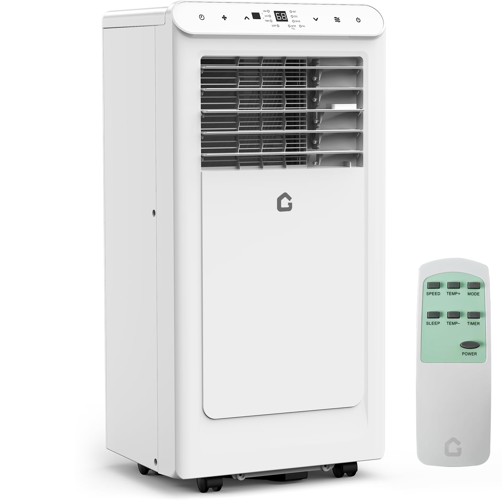 10 000 BTU Portable Air Conditioner 3-in-1 Portable AC Unit with Fan Dehumidifier Room Air Conditioner Cools up