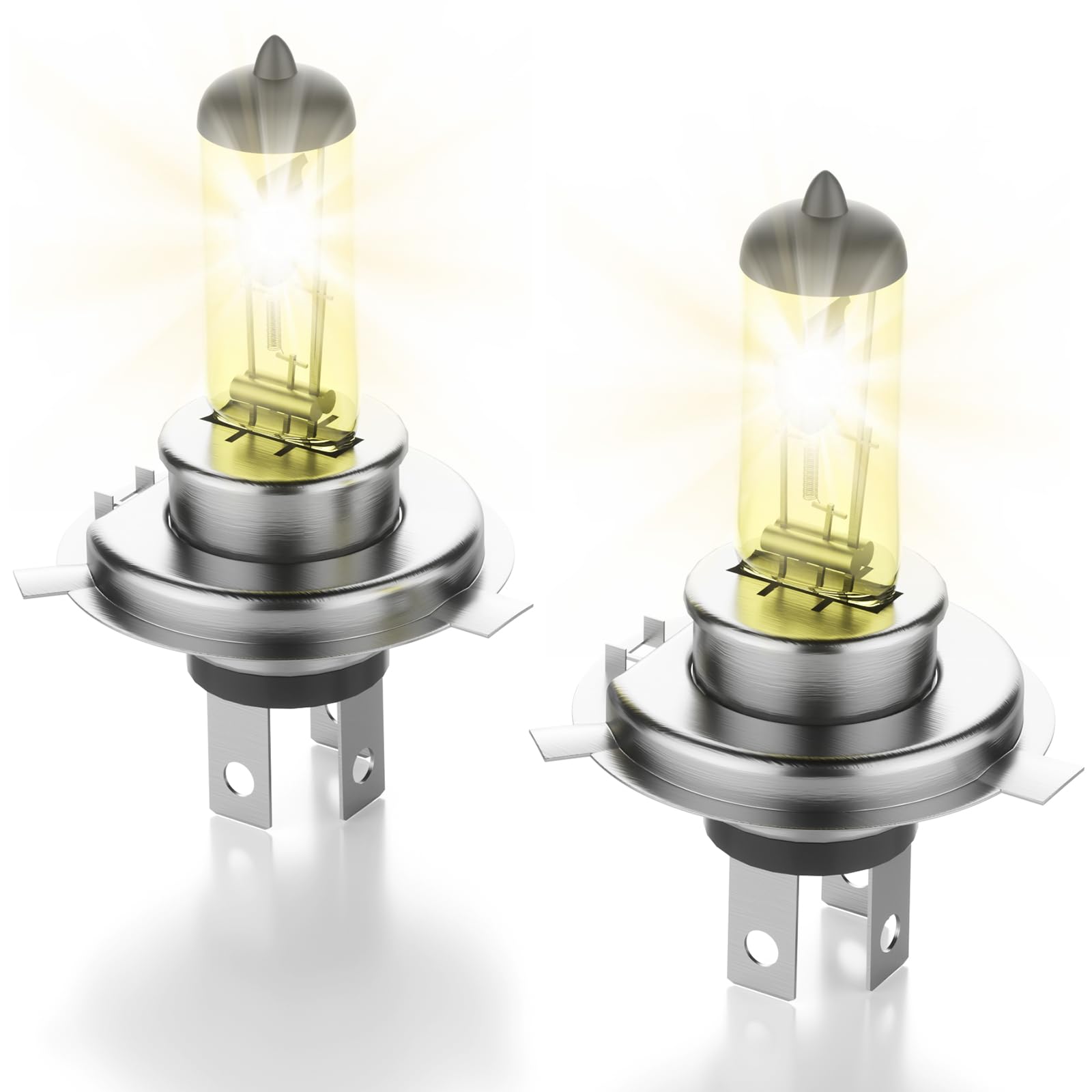LUMYNARE H7 Halogen Headlight Bulbs, 5500K Bright White, 1800LM, 55W 12V Standard High Beam or Low Beam or Fog Light Bulbs, High Brightness Headlight Bulb for Car, Plug and Play, No Glare, 2 Pack — view 11