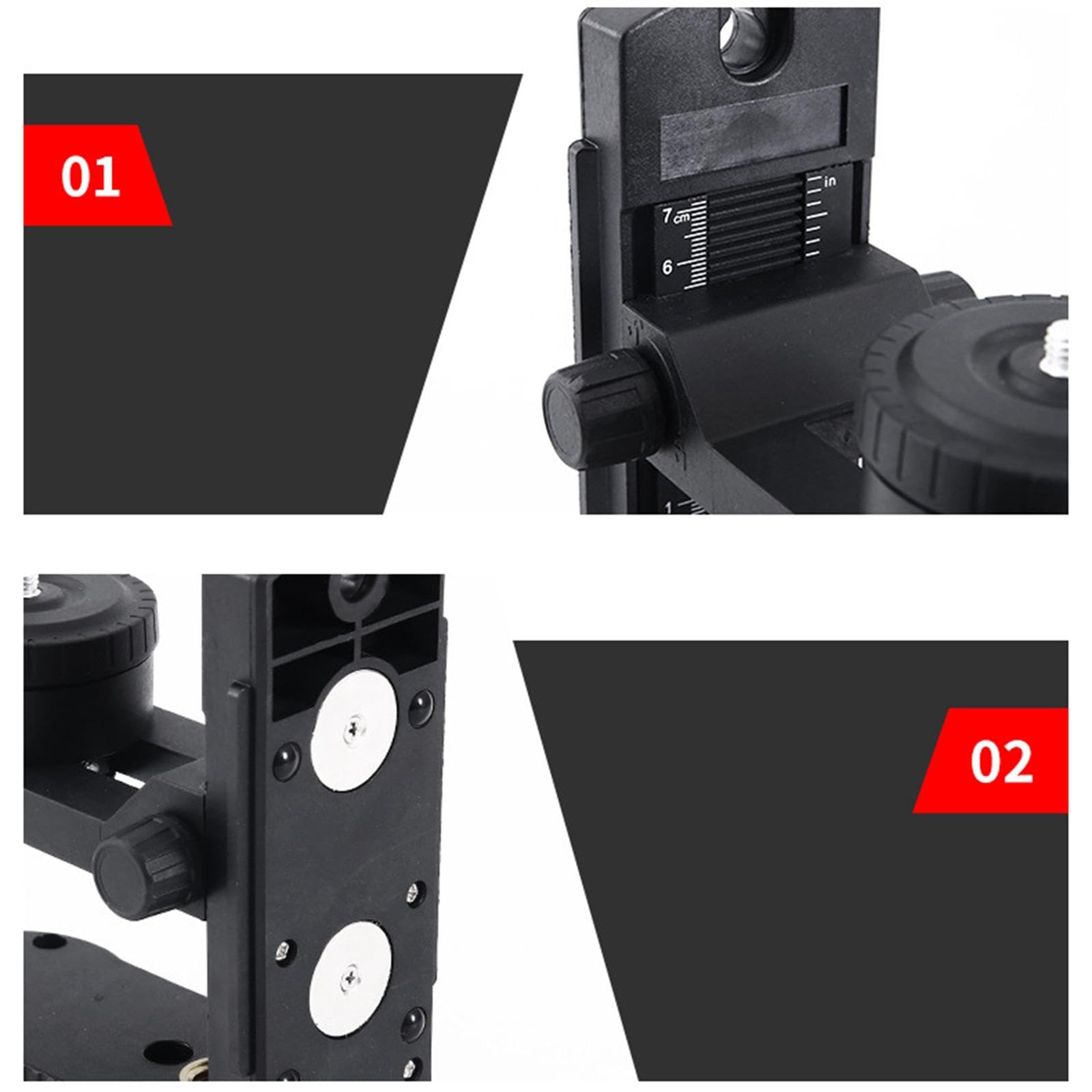 Generic Soporte Magnético de Nivel, Base Magnética Giratoria, Accesorios Multifuncionales