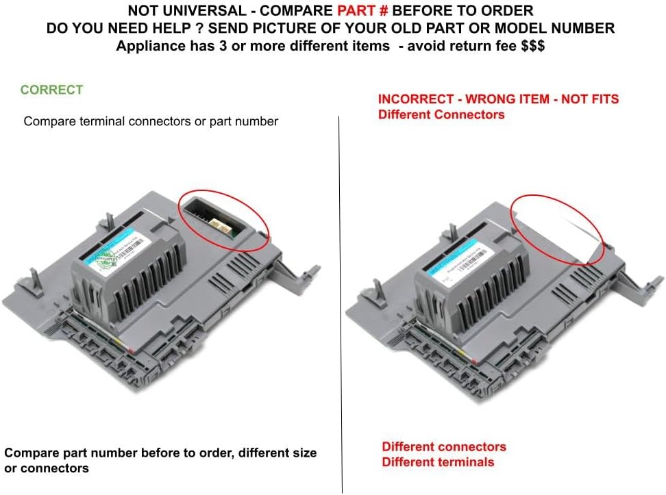W10427967 CKD27967 X compatible with Maytag Whirlpool Washer Electronic Control Board fits old number W10427967