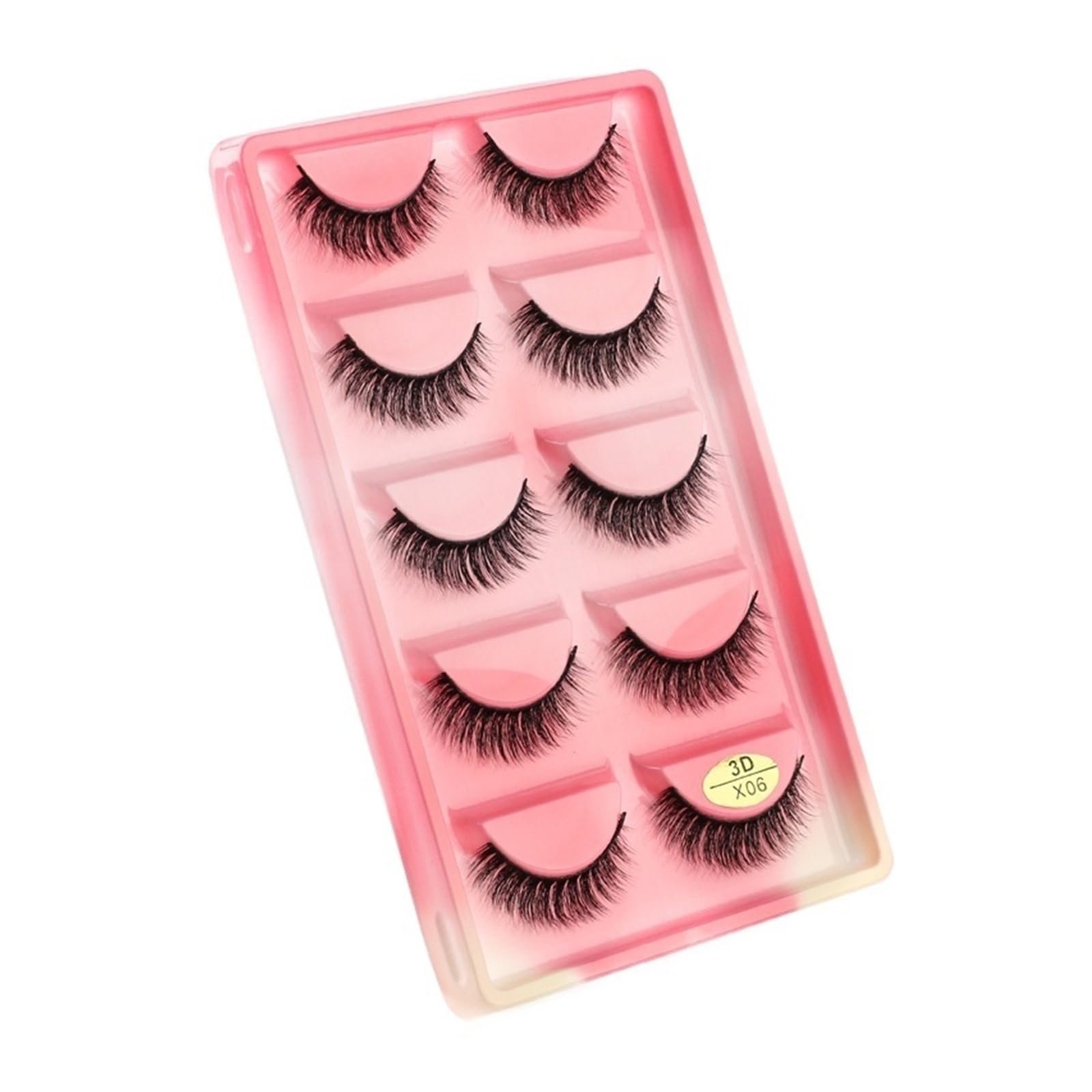 UAMOU Mink Eyelashes 10 50 100 Boxes Wispy 3D Mink Lashes Makeup Natural Long Volume False Eyelashes Bulk