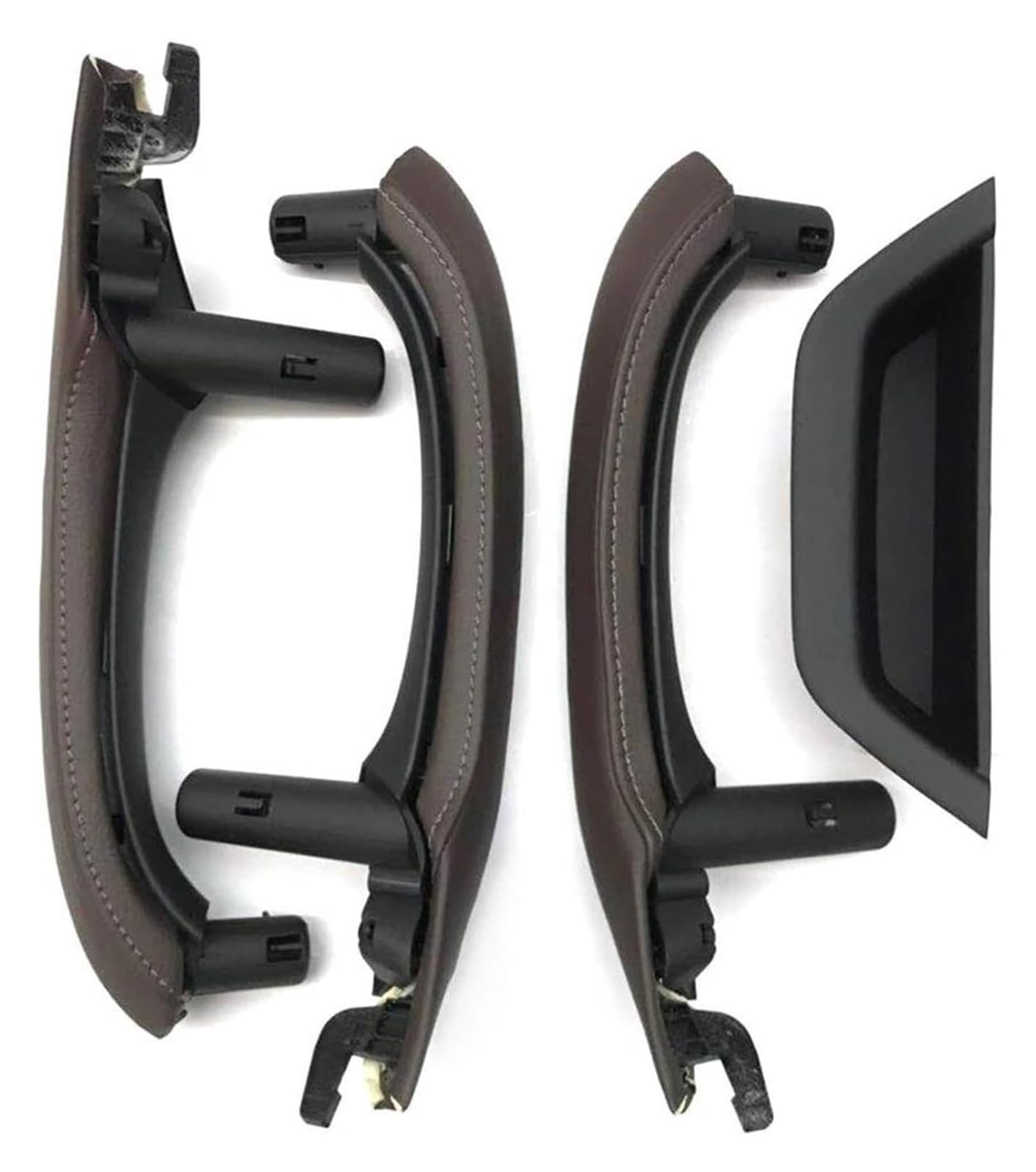 FANGZIQQ for X3 X4 F25 F26 2010-2016 Left Right Driver Car Interior Door Pull Handle Cover Assembly Car Inner Door Handle(RHD Set Moka)