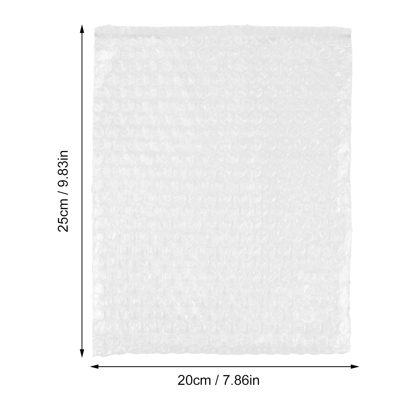 Alipis 100 Sacs À Bulles 9.84x7.87 Pouces Double Paroi Avec Fermeture Auto-Étanche Protection Anti-Choc