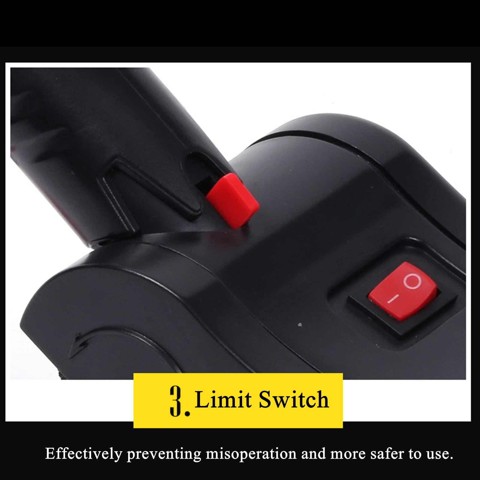 Mini Miter Cut-off Chop Saw 90W Benchtop Miter Saw 0-45° Adjustable, 50mm/16" Blades Of Steel - View #8