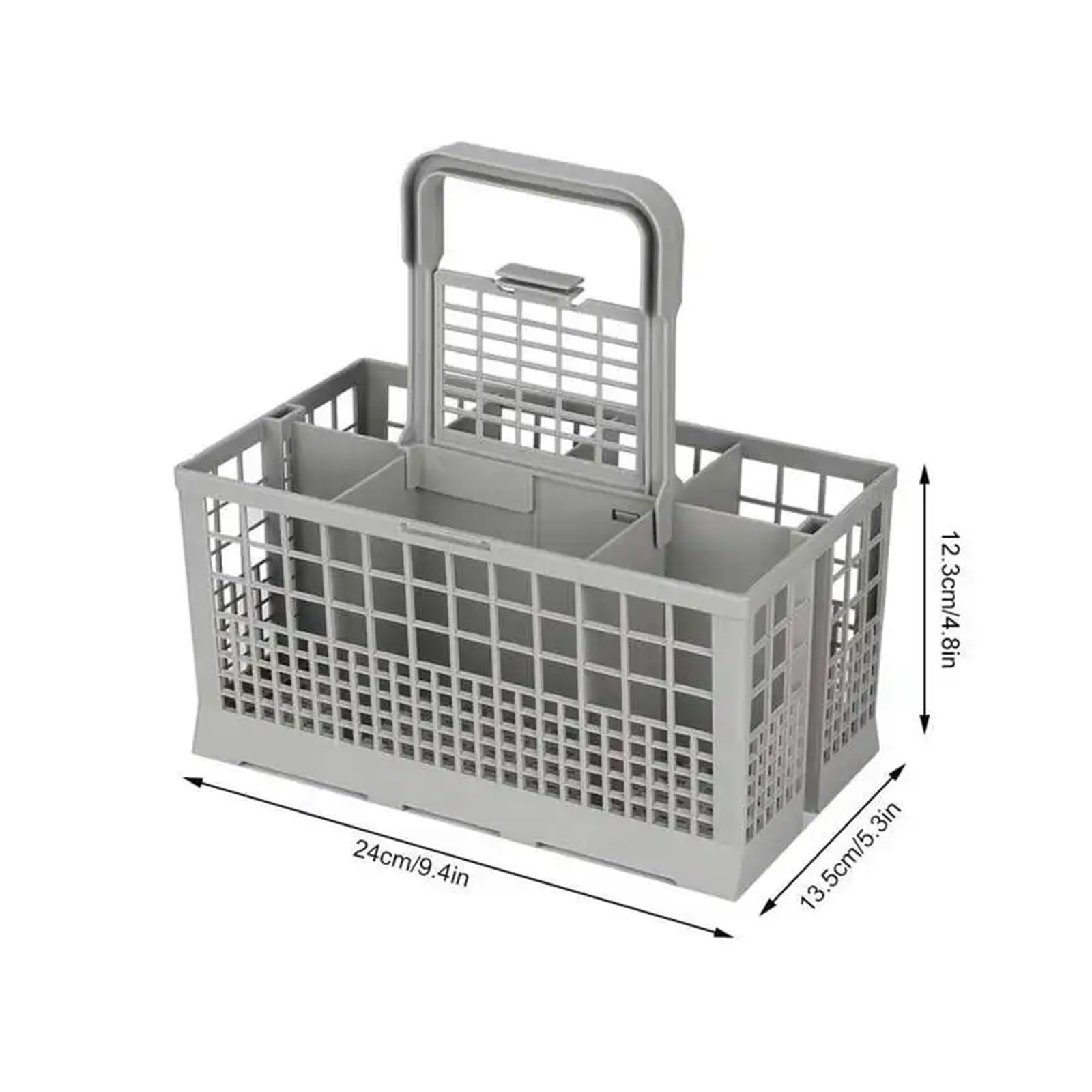Cesta de cubiertos para lavavajillas, organizador de cubiertos duradero para fácil lavado de platos, multiusos, pieza de repuesto de almacenamiento de cocina