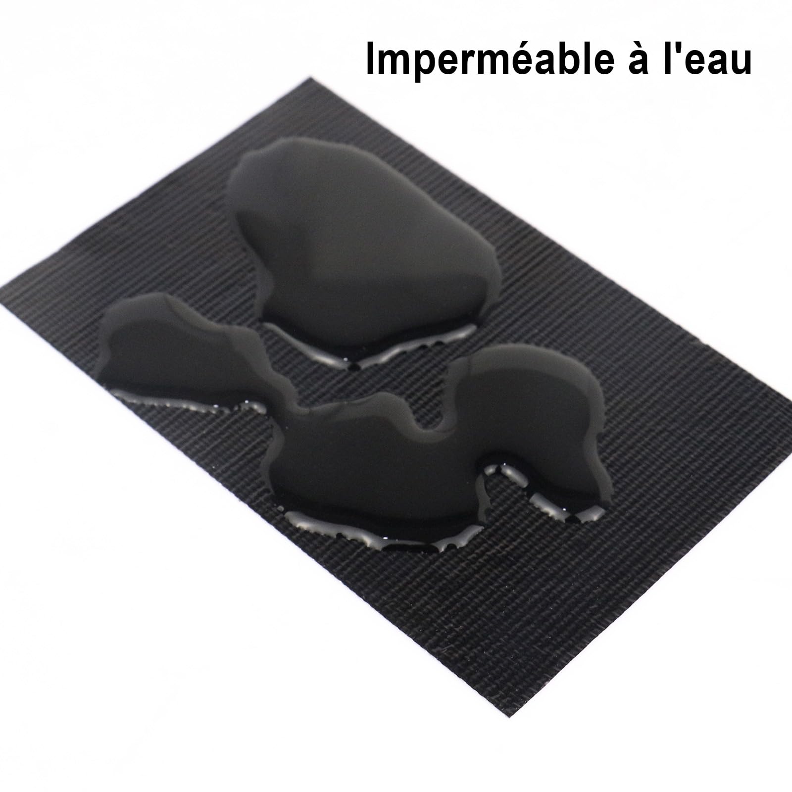 BOMEI PACK Ruban Adhésif Aluminium renforcé, noir 75mm x 20m Bande d'étanchéité Étanche Feuille, ruban d'aluminium de réparation, Ruban adhesif haute temperature pour la réparation, l'isolation