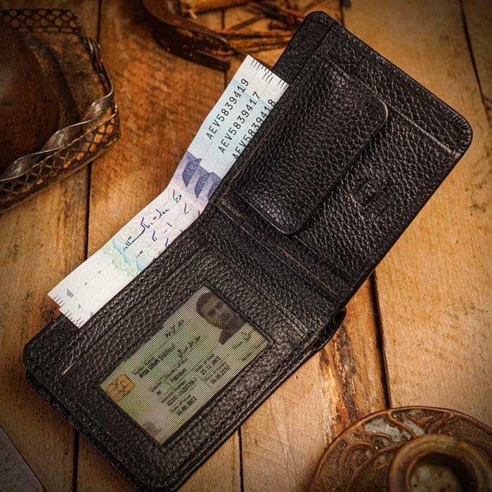 RFID Blocking Wallet for men-Italian Leather Bifold Wallet-Genuine Leather Wallets for men Bifold (Multiple Colors) (Genuine Leather, Black-Dotted Leather Wallet)4