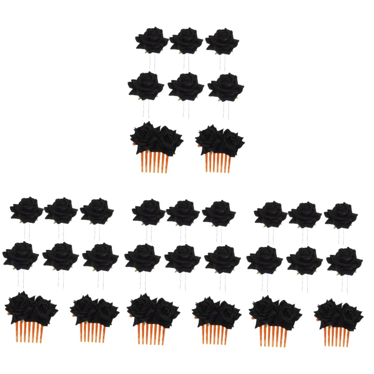 FRCOLOR 4sätze Hochzeits Haarschmuck Mit Künstlichen Rosen Haarklammern Und Clip Kamm Für Braut Brautjungfern Elegante Haaraccessoires Für Besondere Anlässe