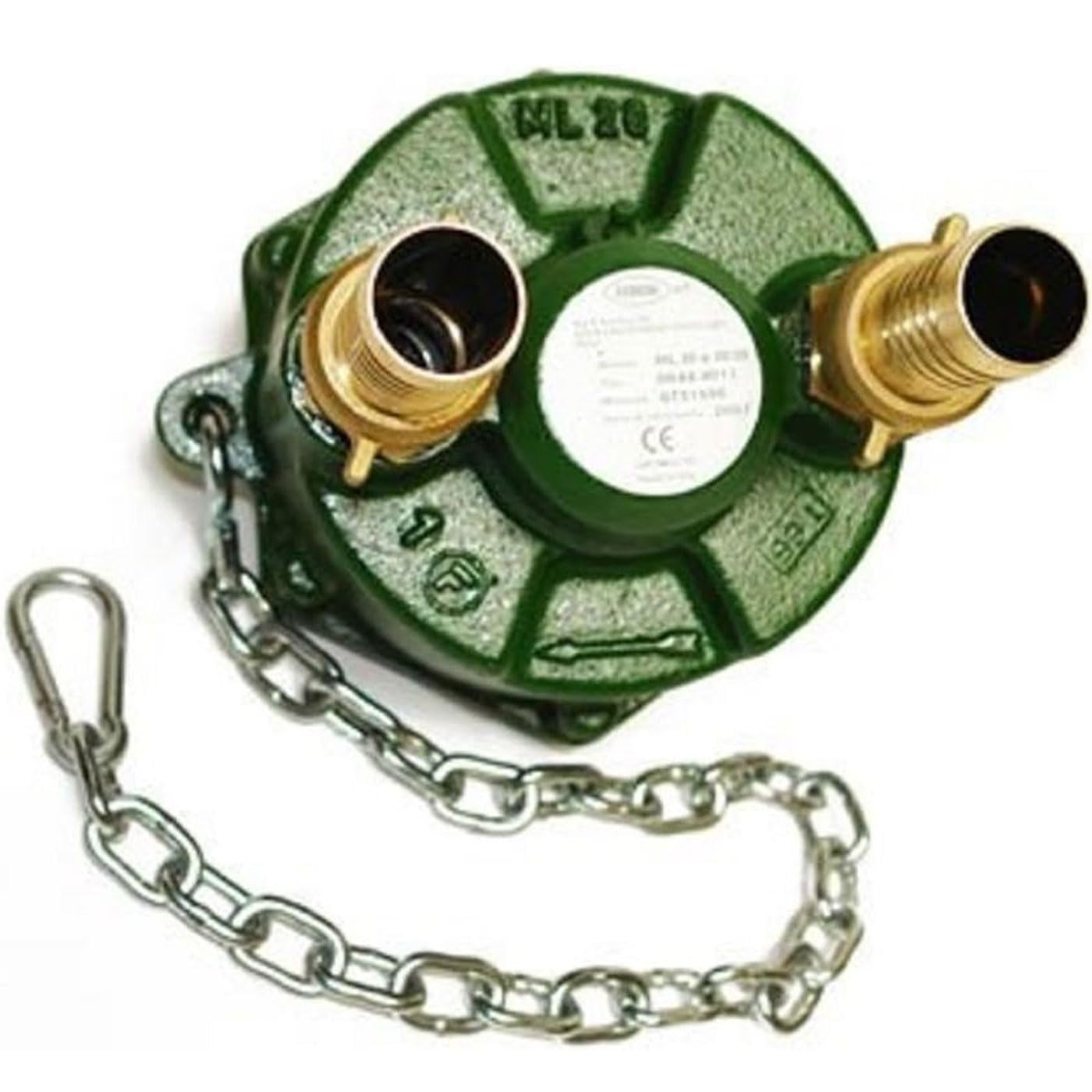ML 20 Pompe à eau pour tracteur | 4 kW – Pression 25 bar – Débit 180 l/min | Avec tuyau d'aspiration et de pression, buse de pulvérisation et crépine d'aspiration | Idéal pour l'irrigation des champs