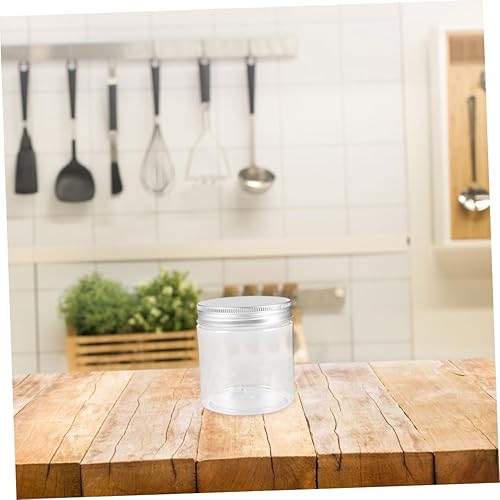 Miniatura 5 de DOITOOL 6 tarros de aluminio con tapa para botella con tapa, latas de gelatina de frutas, botellas de masón, latas vacías rellenables, mini tarros
